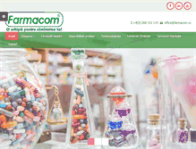 Tablet Screenshot of farmacom.ro